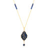 Persian Gold Plated Necklace for Women Minimalist Ocean