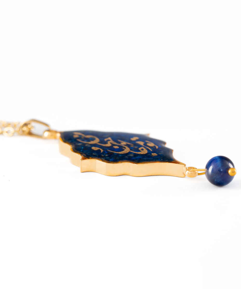 Persian Gold Plated Necklace for Women Minimalist Ocean