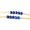 Persian Gold Plated Necklace for Women Minimalist Ocean