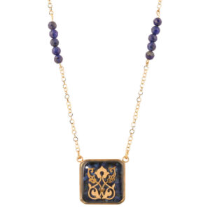 Persian Gold Plated Necklace for Women Artistic Tamis