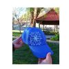 Women's Blue Embroidered Cap - Model Avat