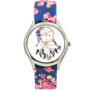 Women’s Floral Fabric Scarf Watch – Dream Catcher