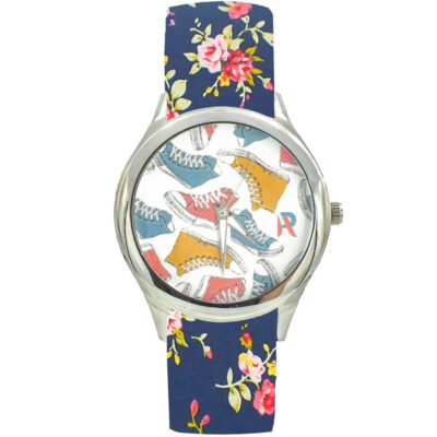 Women’s Floral Fabric Scarf Watch – Hoda