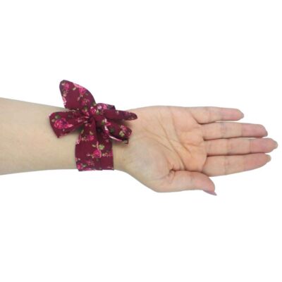 Women’s Floral Liberty Bohemian Fabric Tie Scarf Watch – Karin