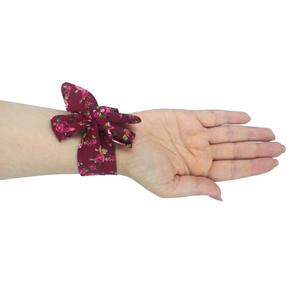 Women’s Floral Liberty Bohemian Fabric Tie Scarf Watch – Karin