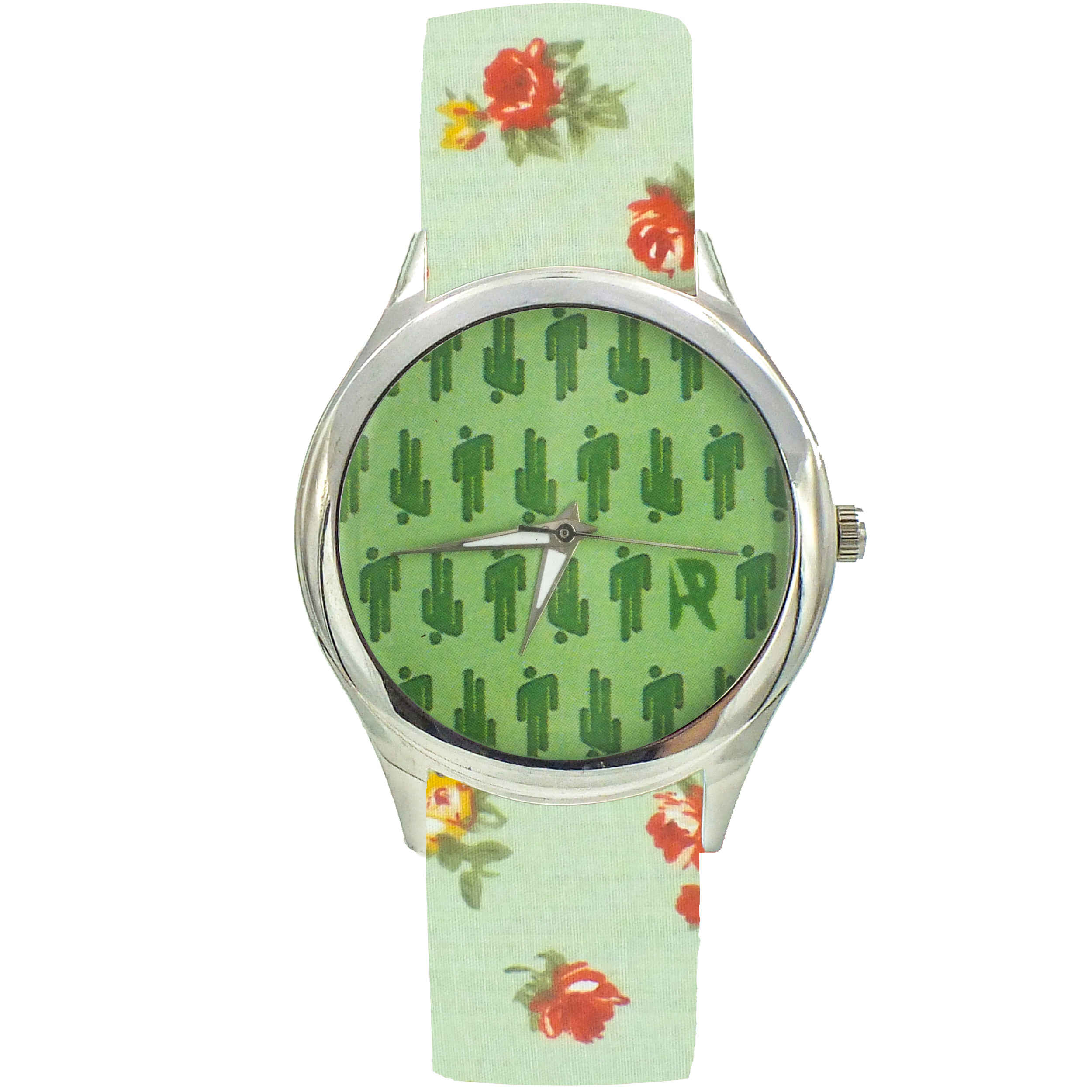 Women's Floral Fabric Scarf Watch - Luna