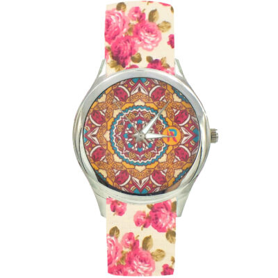 Women’s Floral Fabric Scarf Watch – Mahla