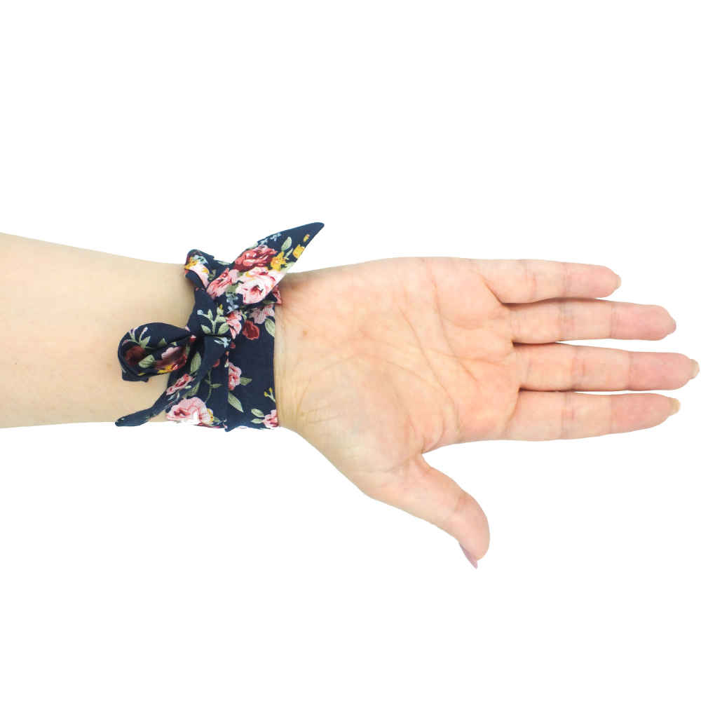 Women’s Floral Liberty Boho Fabric Tie Scarf Watch – Mohana