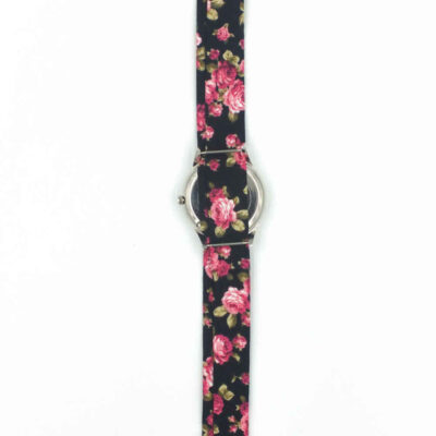 Women’s Floral Liberty Boho Fabric Tie Scarf Watch – Raz