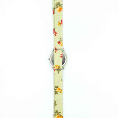 Women’s Floral Bohemian Fabric Tie Scarf Watch – Persian Calligraphy Nashavad Fash