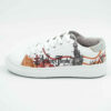 Graffiti Print Sneakers - Women's Chic Casual Shoes Model Adams