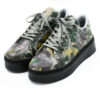 Graffiti Print Sneakers - Women's Chic Casual Shoes Model Elina