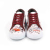 Graffiti Print Sneakers - Women's Chic Casual Shoes Model Fox