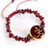 Persian Beaded Bracelet for Women – Maroon Love