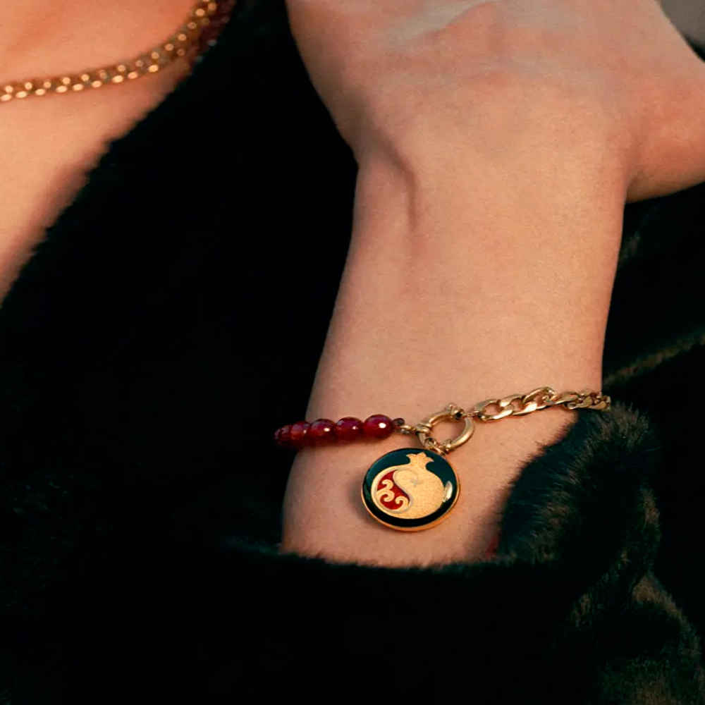 Persian Beaded Bracelet for Women – Yalda Design