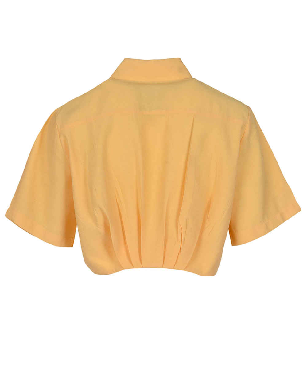 Women’s Short Sleeve Embroidered Shirt Model Luna