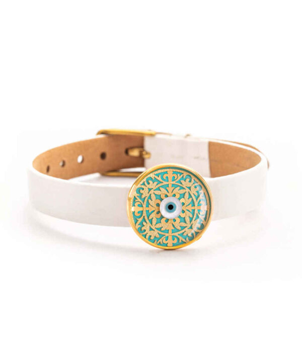 Persian Leather Bracelet for Women - Gelareh