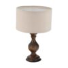Accent Wooden Table Lamp Handcrafted Farima
