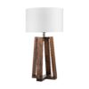 Accent Wooden Table Lamp Handcrafted Plus