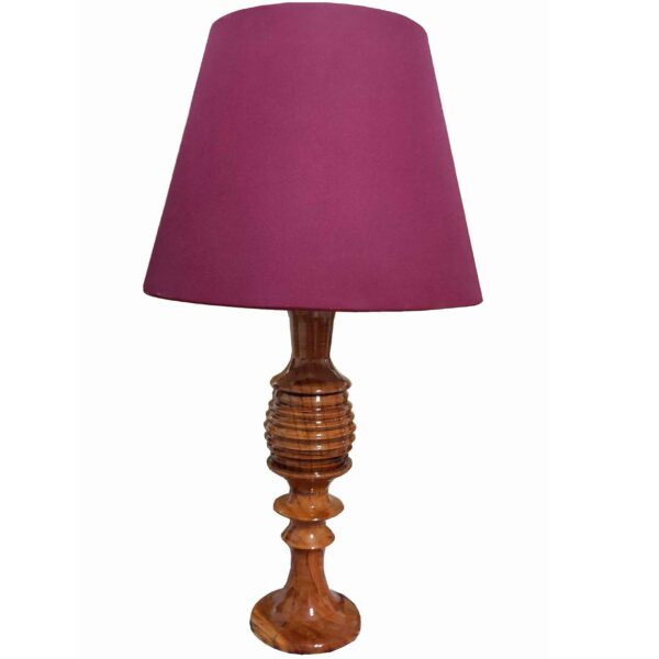 Wooden Table Lamp Model Zereshki