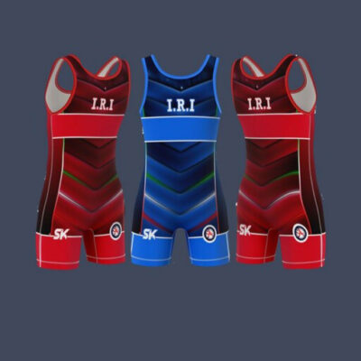 Men’s Iranian Sleeveless Wrestling Singlet Model Marian