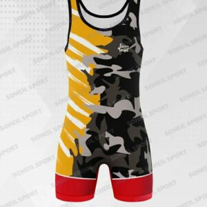 Men's Sleeveless Wrestling Singlet Model Original