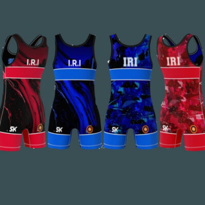 Men’s Iranian Sleeveless Wrestling Singlet Model Emad