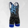 Men's Sleeveless Wrestling Singlet Model Fire