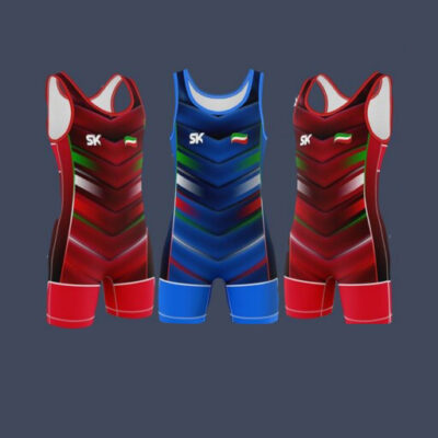Men’s Iranian Sleeveless Wrestling Singlet Model Marian