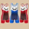 Men's Iranian Sleeveless Wrestling Singlet Model Arman