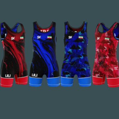 Men’s Iranian Sleeveless Wrestling Singlet Model Emad