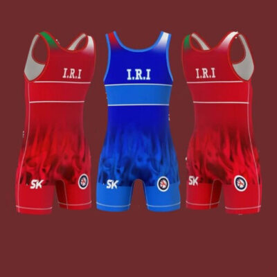Men’s Iranian Sleeveless Wrestling Singlet Model Tiara