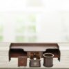 Wooden Office Desk Organizer Accessories - Model Saha (5pcs)