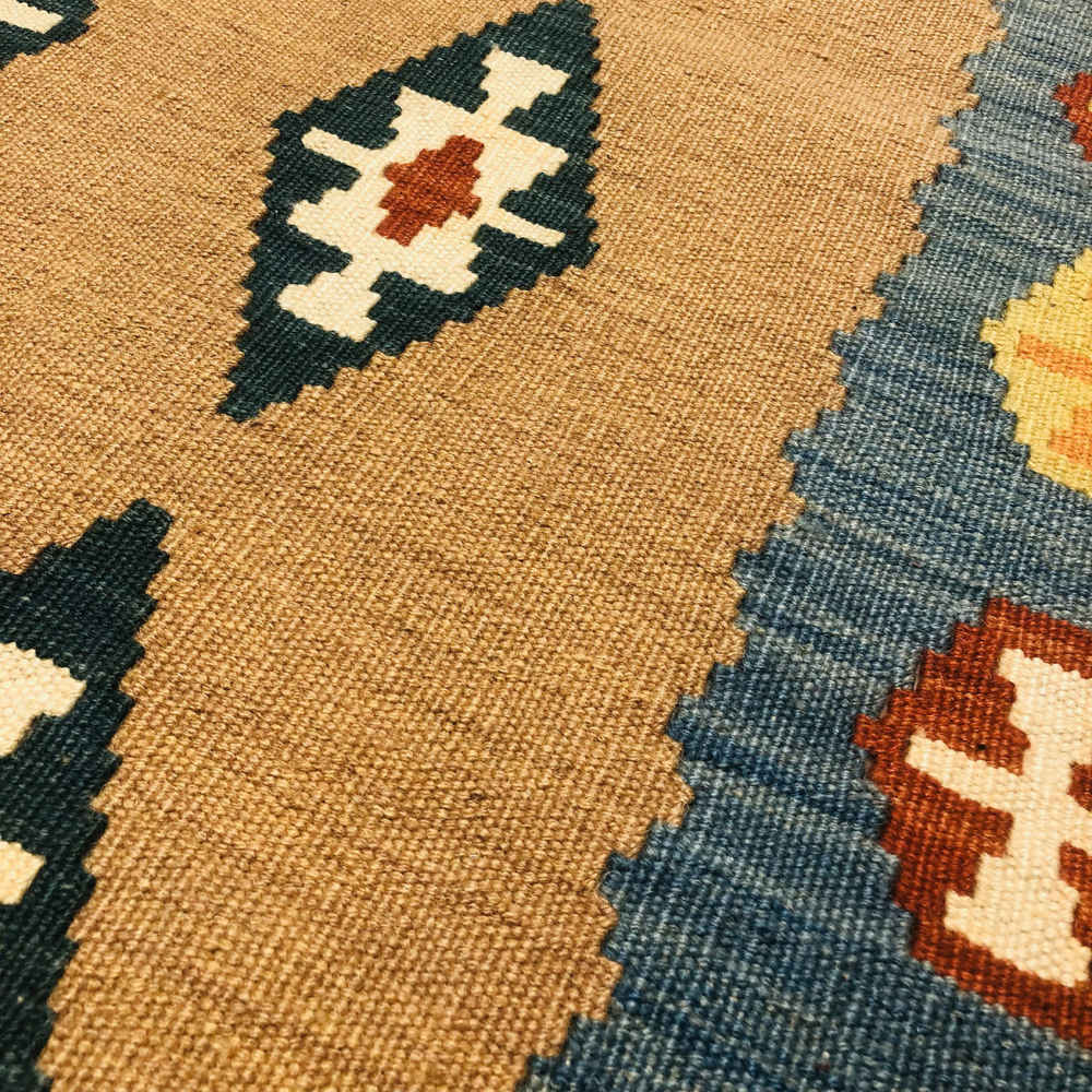 Persian Wool Kilim Rug Traditional Handwoven Model Royan