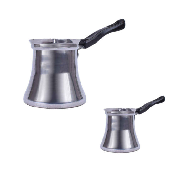Turkish Coffee Pot - Traditional Aluminum Cezve / Ibrik, Jahan