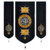 Islamic Shia Flag - Set of 3 Suitable for Muharram Wall Tapestries