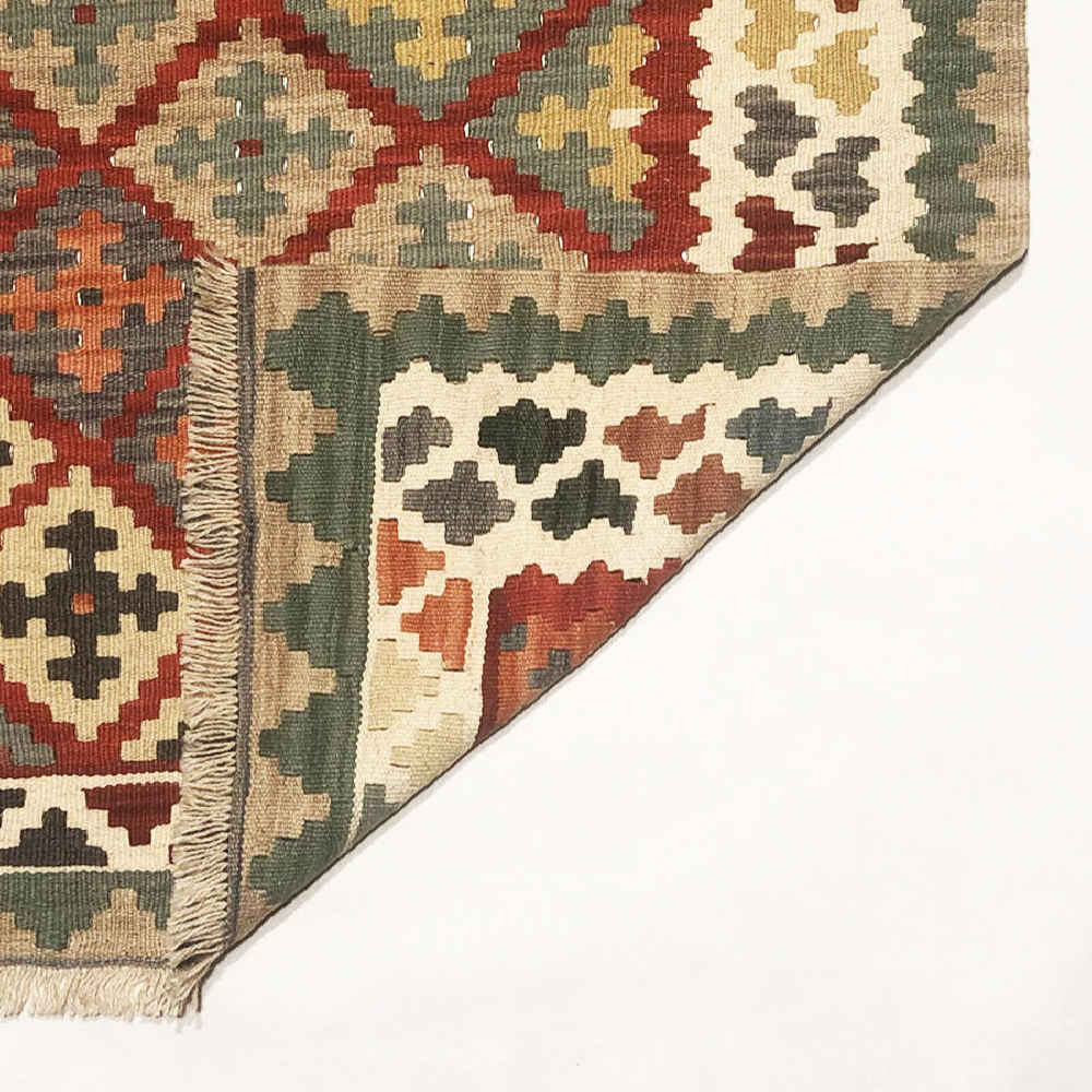 Persian Wool Kilim Rug Traditional Handwoven Model Haroon