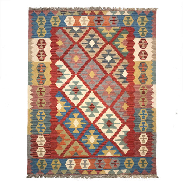 Persian Wool Kilim Rug Traditional Handwoven Model Karin