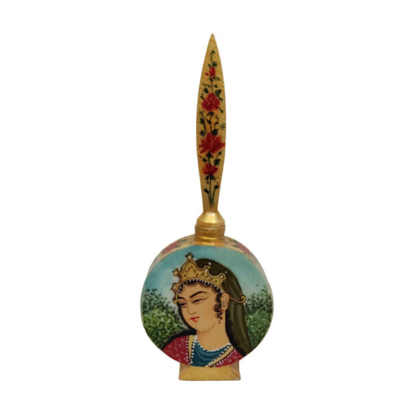 Persian Surma Dani Container for Keeping Kohl Made of Camel Bone Maktab