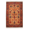 Intricately Hand-Knotted Persian Carpet Isfahan Tribal Wool Vagireh
