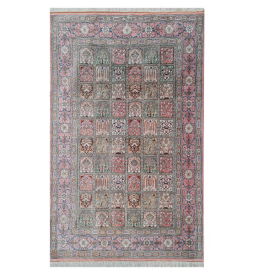 Persian Carpet Hand-Knotted Zanjan Masterpiece in Silk