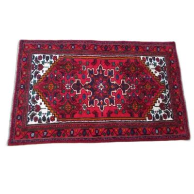 Persian Carpet Hand-Knotted Zanjan Masterpiece in Red