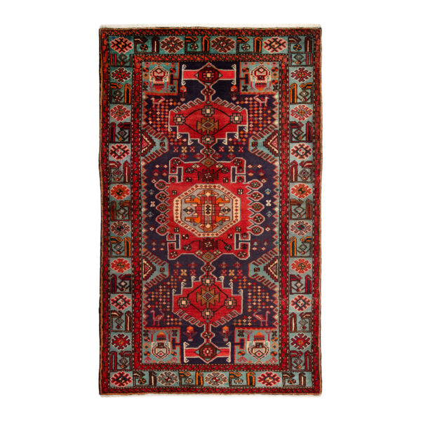 Persian Carpet Hand-Knotted Zanjan Masterpiece Tribal Style