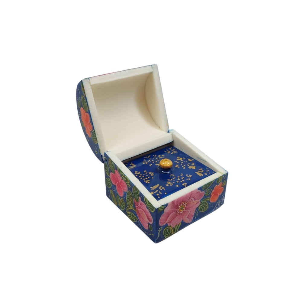 Handcrafted Bone Jewelry Box with Persian-Inspired Behesht Pattern