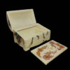 Handcrafted Bone Jewelry Box with Persian-Inspired Chogan Pattern