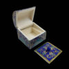 Handcrafted Bone Jewelry Box with Persian-Inspired Eslimi Pattern