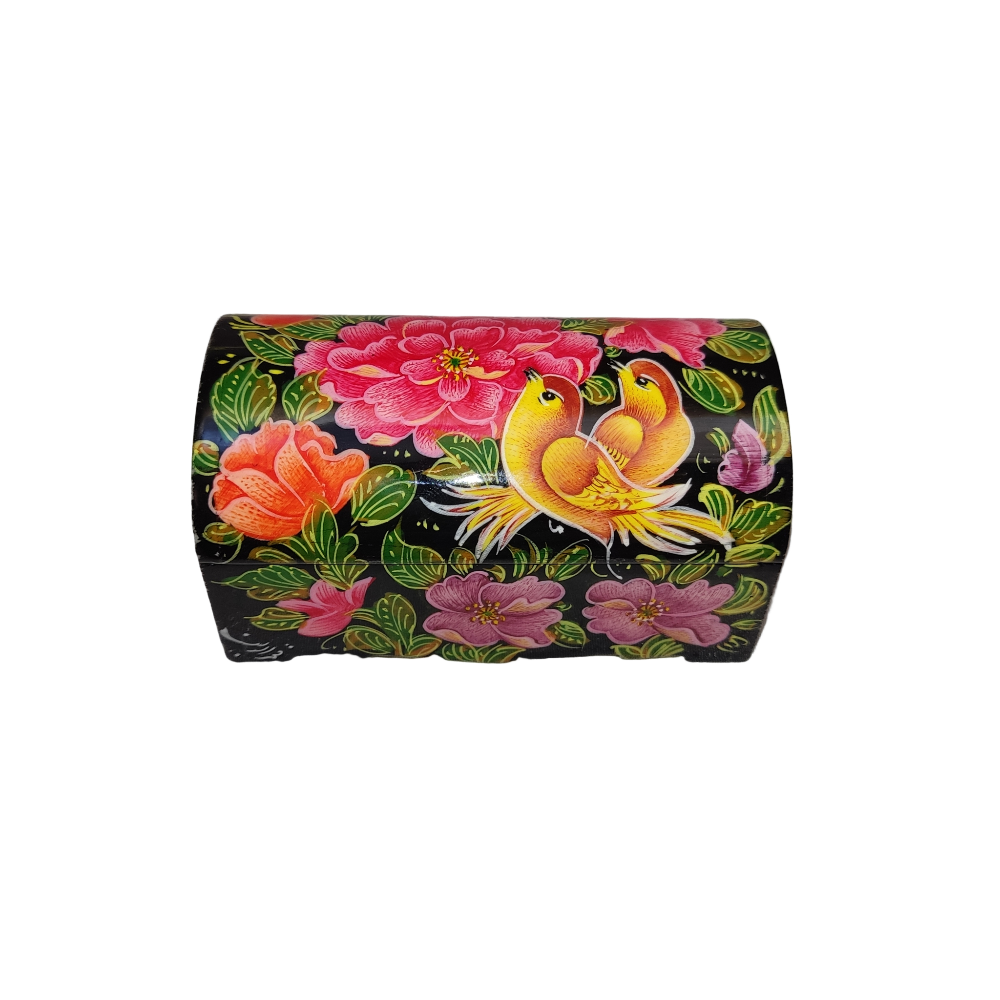 Handcrafted Bone Jewelry Box with Persian-Inspired Haniran Pattern