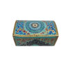 Handcrafted Bone Jewelry Box with Persian-Inspired Tazhib Pattern