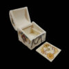 Handcrafted Bone Jewelry Box with Persian-Inspired Vala Pattern