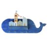 Decorative & Handcrafted Wall Key Holder with the Deign Whale